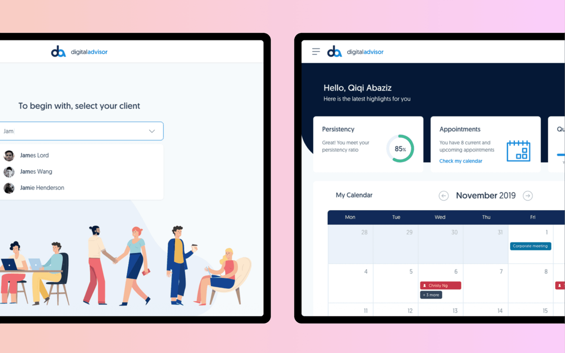 Digital Advisor Suite (DAS) mPOS app - main image