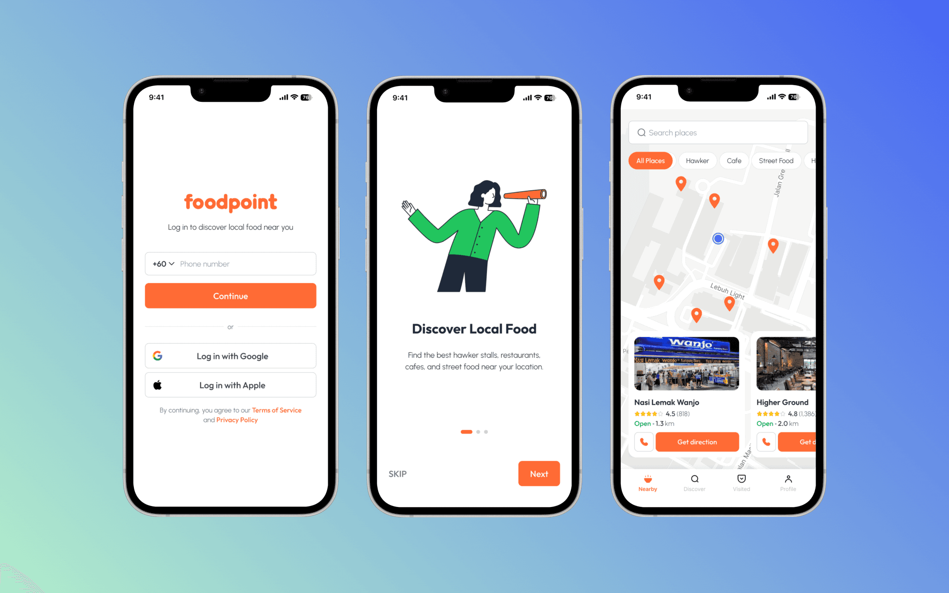 Foodpoint Mobile App - slide 1